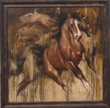 Acrylic on Canvas painting titled Raw Splendour II