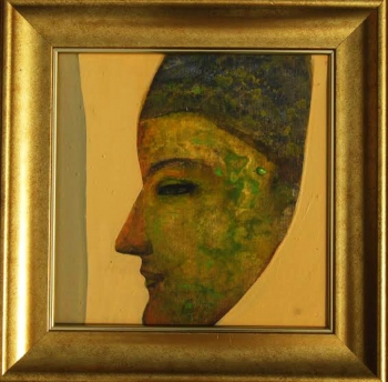 Acrylic on Canvas painting titled Portrait II