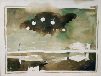 Watercolour on Paper painting titled A Place of Wonder & Nostalgia