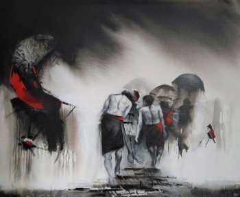 Acrylic on Canvas painting titled Courageous Crusaders