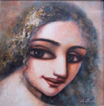 Acrylic on Canvas painting titled A Gentle Beauty