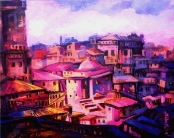 Acrylic on Canvas painting titled A Sense of Belonging