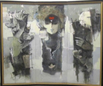 Acrylic on Canvas painting titled Brahma