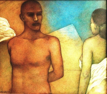 Acrylic on Canvas painting titled Untitled