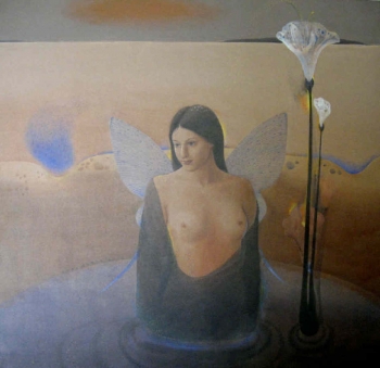 Acrylic on Canvas painting titled A Gentle Fantasy 