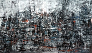 Acryllic on Canvas painting titled The Ocean