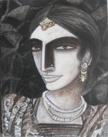 Acrylic on Canvas painting titled A Picture of Grace I