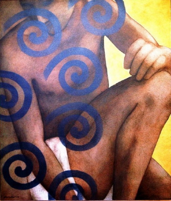 Acrylic on Canvas painting titled Untitled