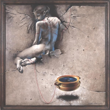 Acrylic on Canvas painting titled The Graceful Nude