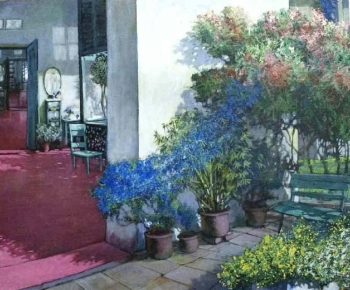 Oil on Canvas painting titled A Sweet Nostalgia II